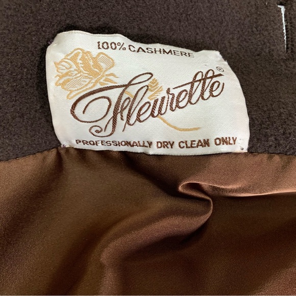 Vintage Fleurette 100% Cashmere Elegant Coat - Picture 3 of 7